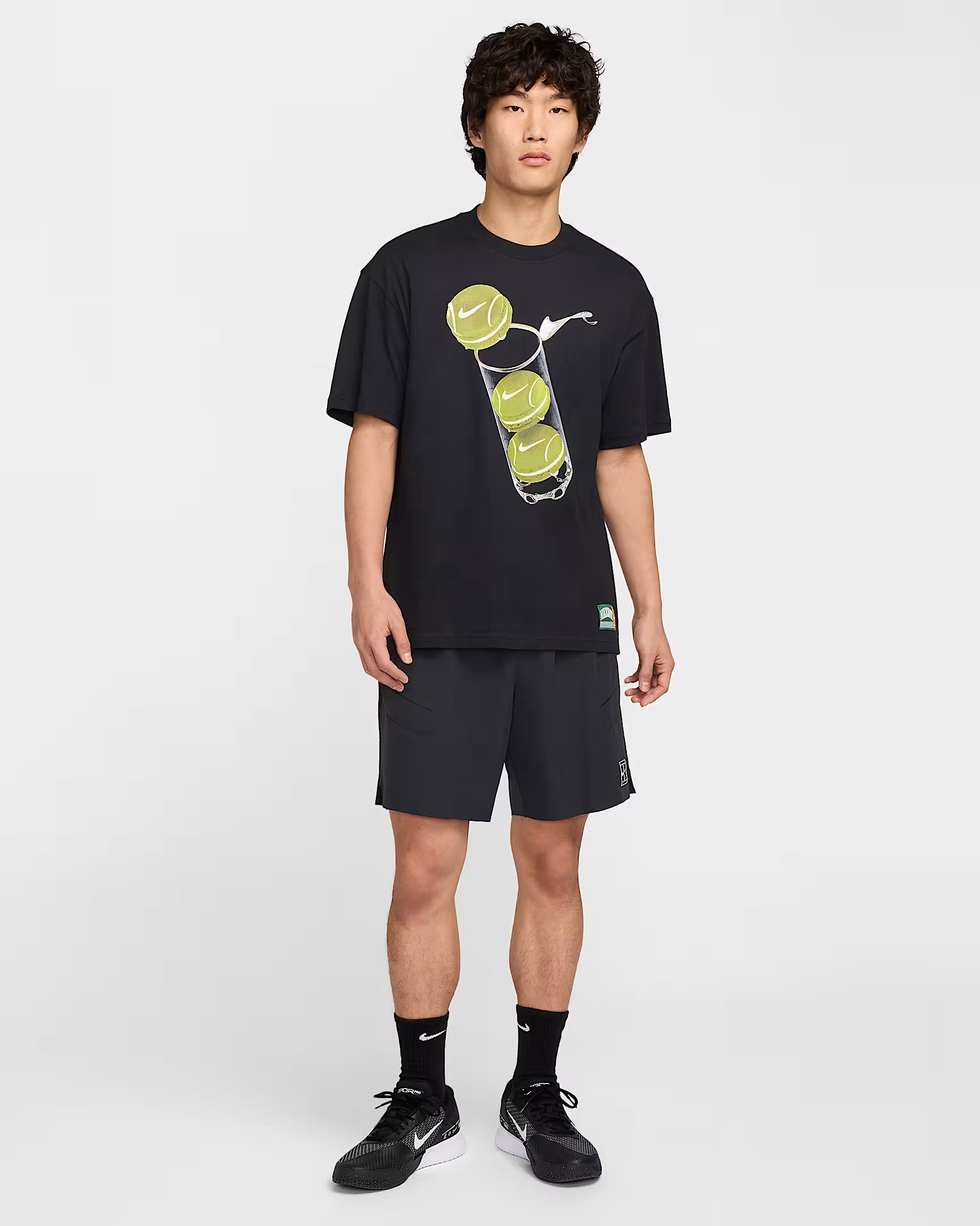 МУЖСКАЯ ФУТБОЛКА NIKE COURT TEE M90 FRENCH OPEN (HJ3468-010)