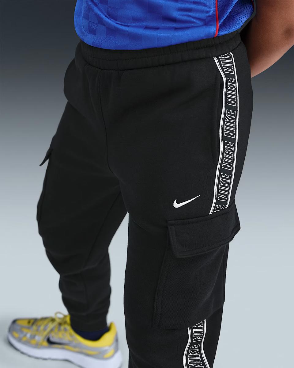 NIKE K NSW CLUB+ FLC CRGO PNT TEEN PANTS (HQ9323-010)