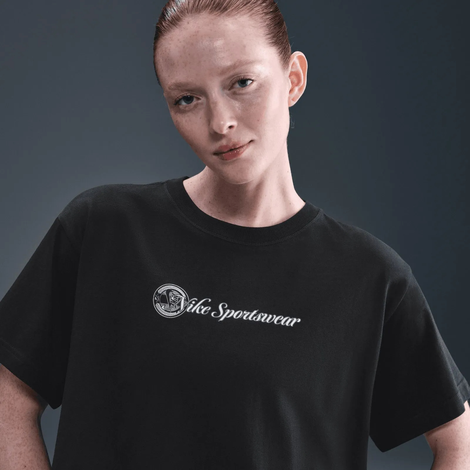 NIKE NSW CLUB SS CROP TEE CC WOMEN'S T-SHIRT (HV4947-010)