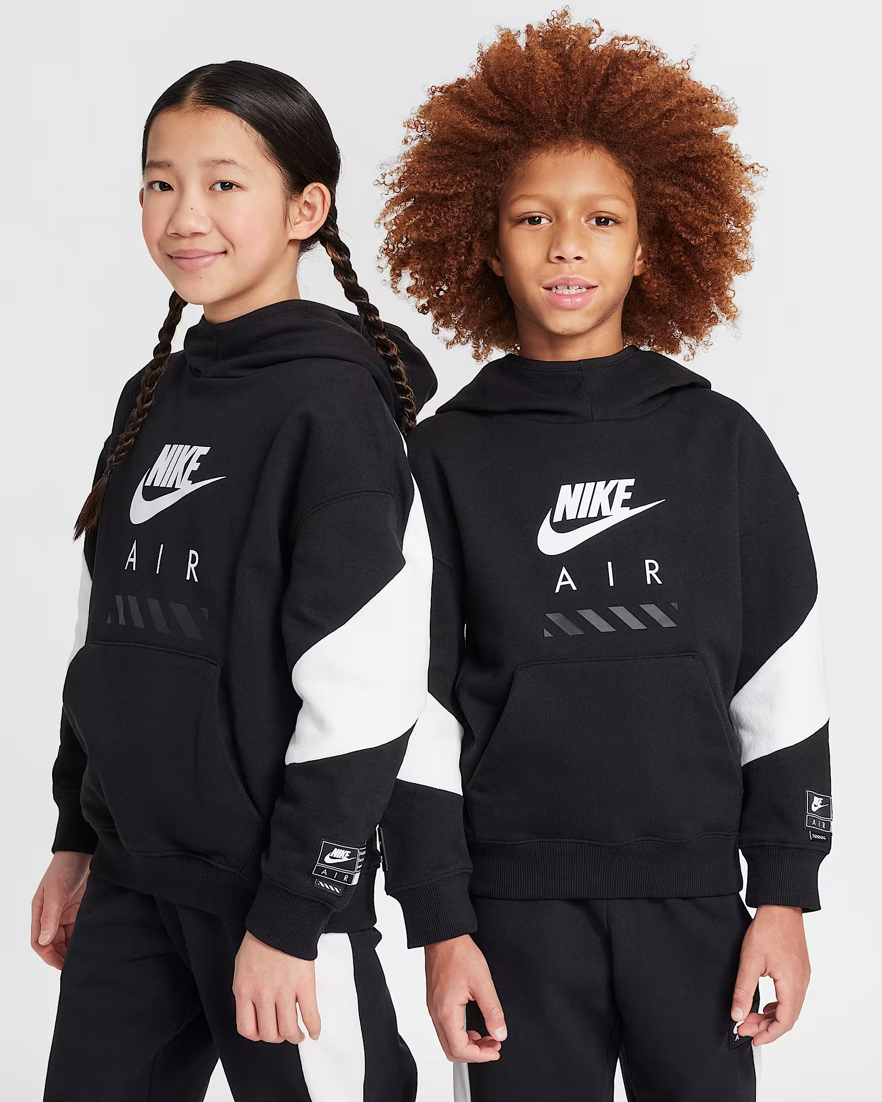 TEEN NIKE AIR FLC PO HOODIE -PD (HF8812-010)