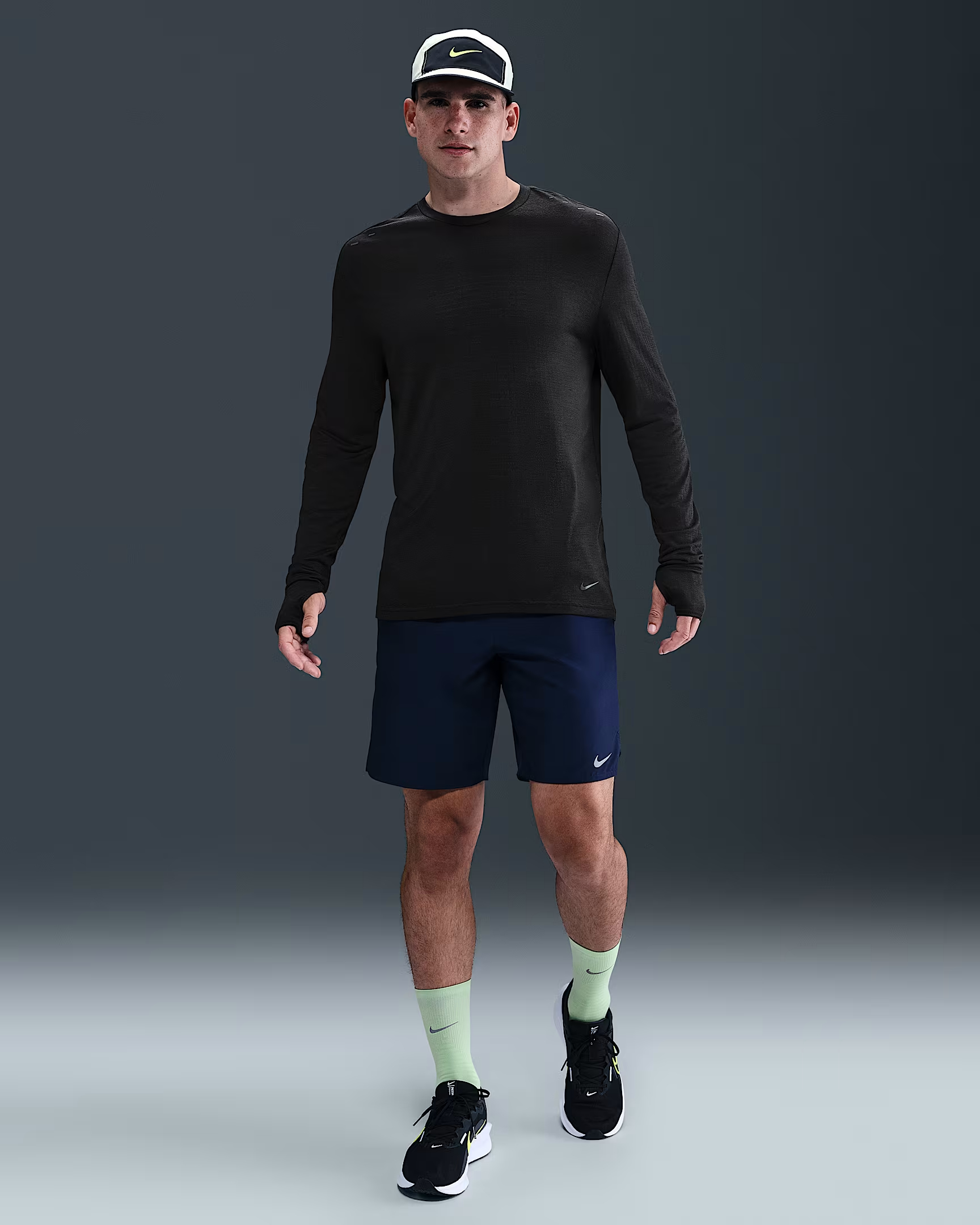 МУЖСКОЙ ЛОНГСЛИВ NIKE DFADV RUN WOOL LS (HV2718-010)