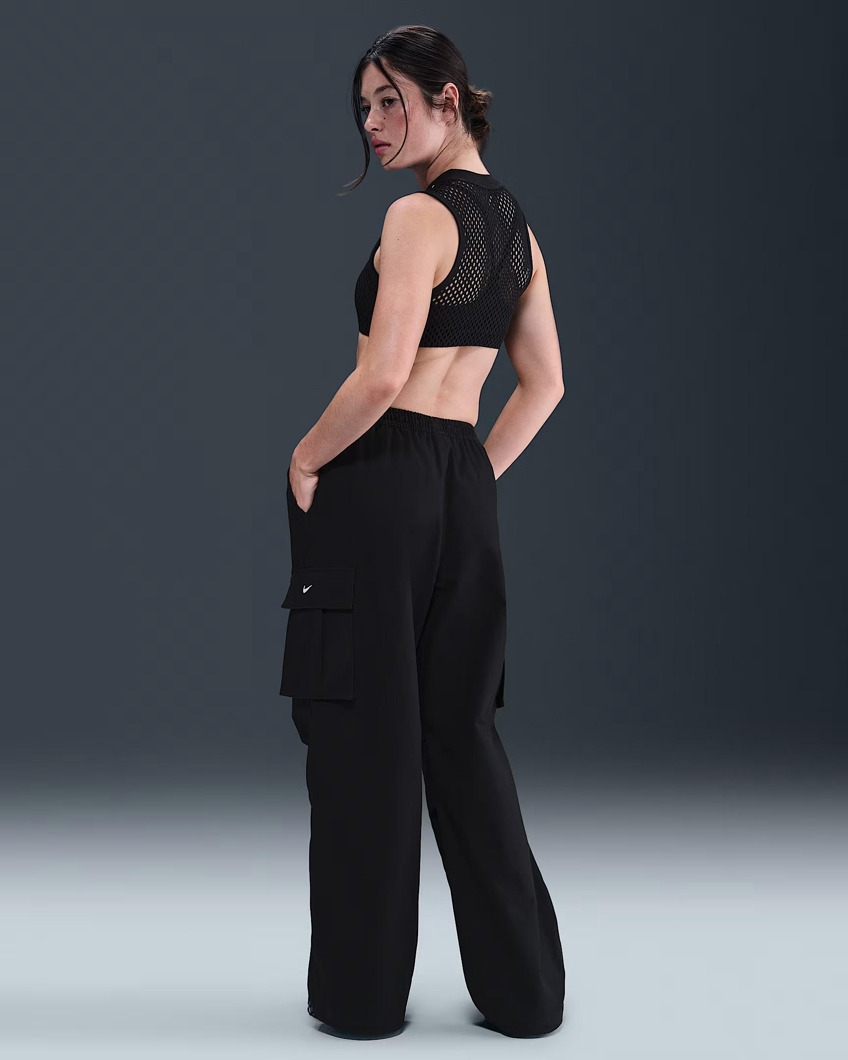 WOMEN'S PANTS NIKE NSW STREET WVN CARGO PANT (HV1966-010)