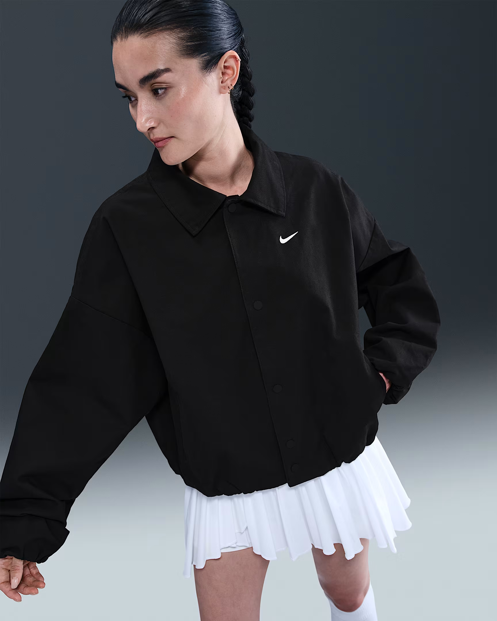 NIKE NSW STREET WVN COACH JKT WOMEN'S WINDBREAKER (HV1968-010)
