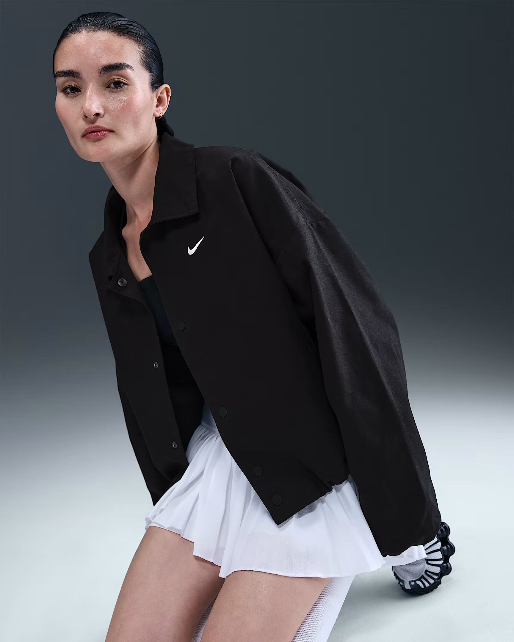 NIKE NSW STREET WVN COACH JKT WOMEN'S WINDBREAKER (HV1968-010)