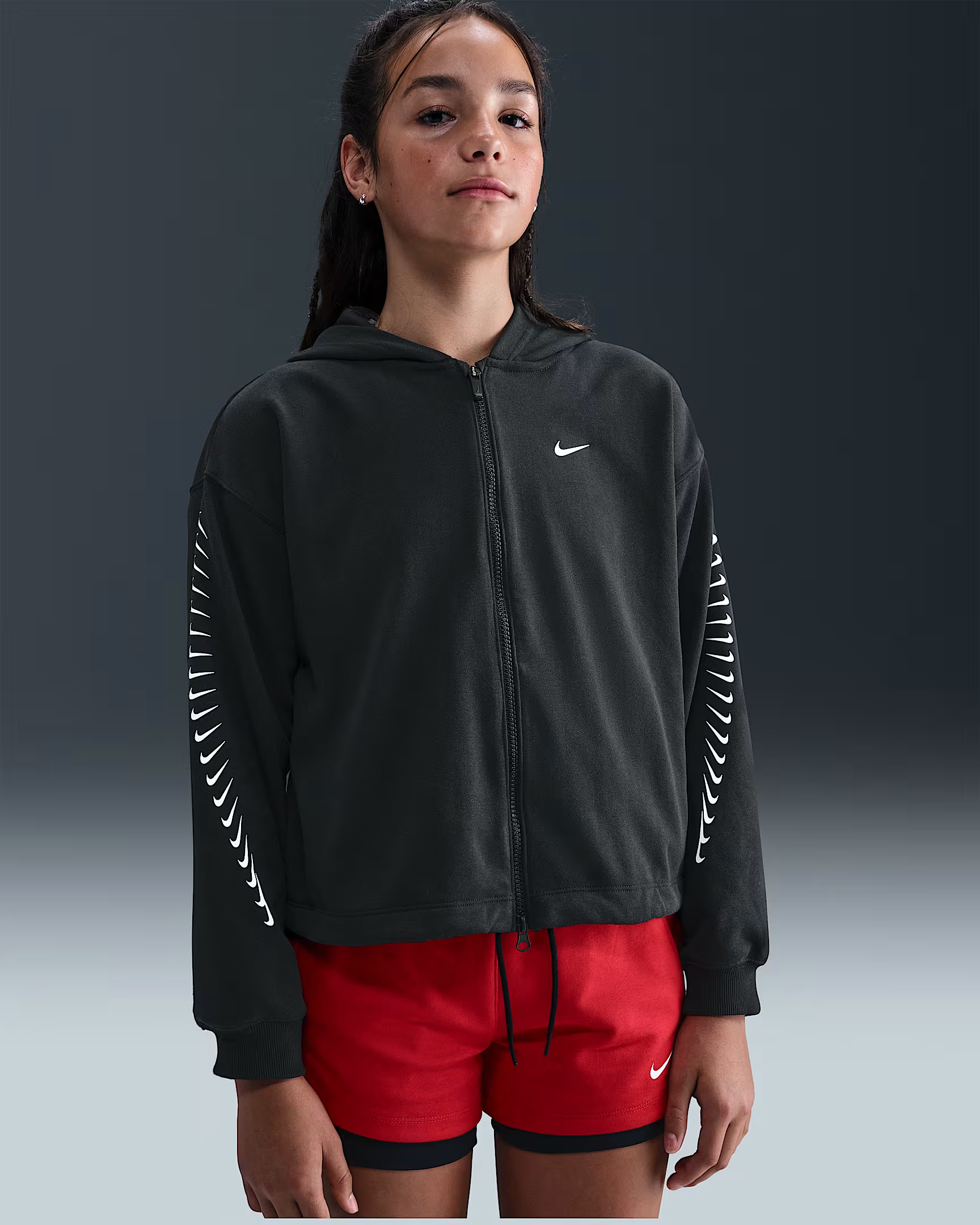 NIKE G NSW DF FLC DANCE HDY TEEN SWEATSHIRT (HV0734-010)
