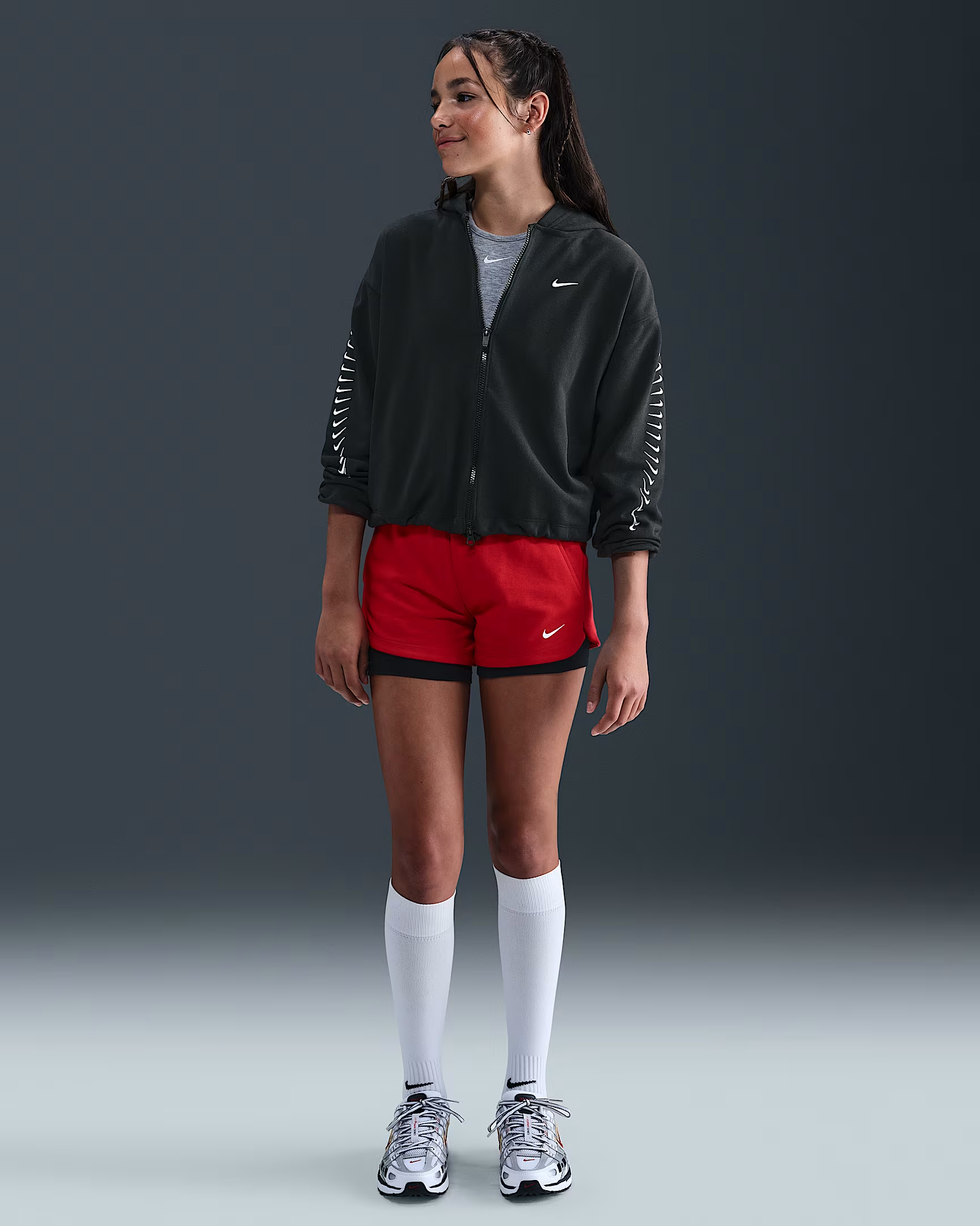NIKE G NSW DF FLC DANCE HDY TEEN SWEATSHIRT (HV0734-010)