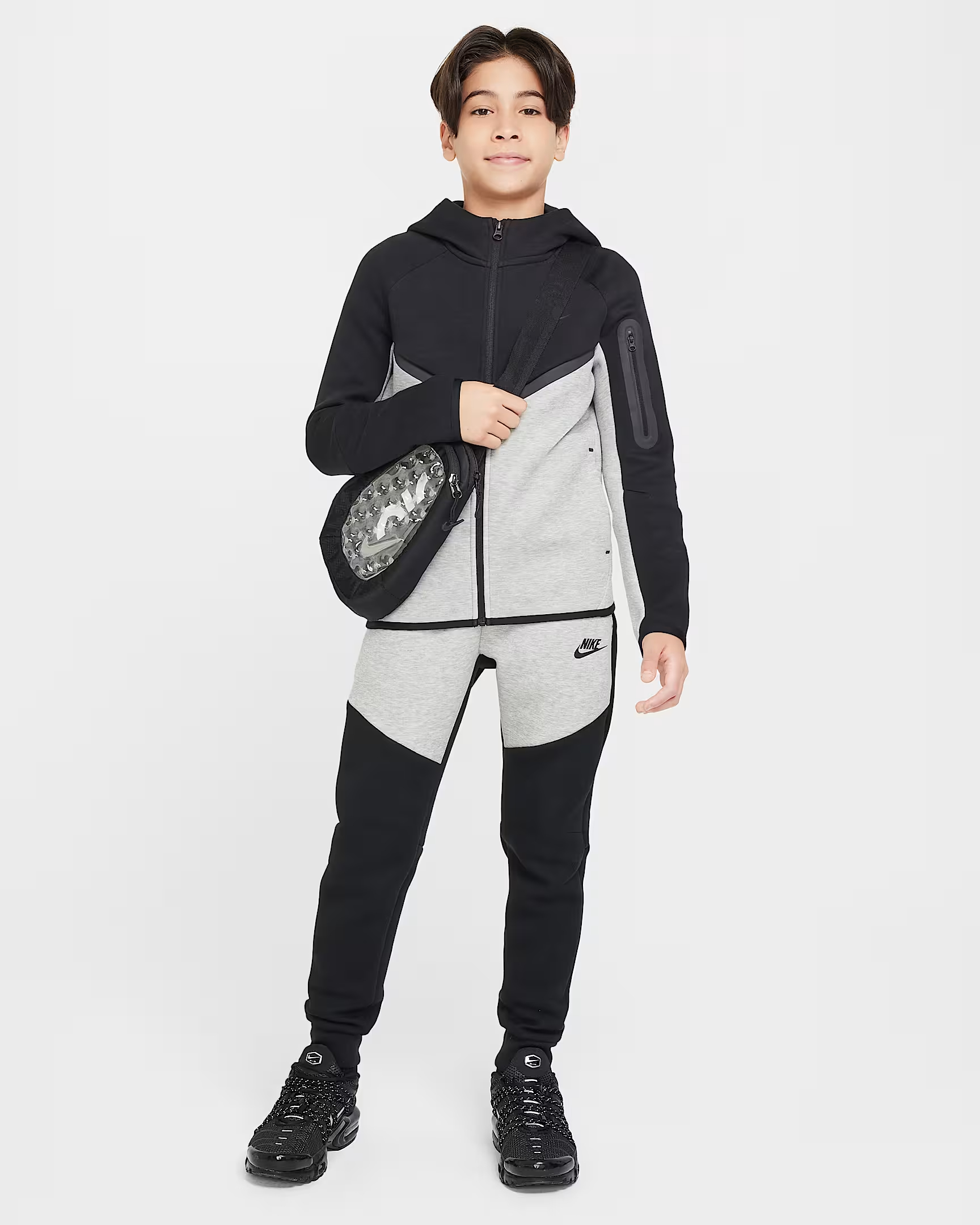NIKE TECH FLEECE B NSW FZ - PD TEEN SWEATSHIRT (HV5867-064)