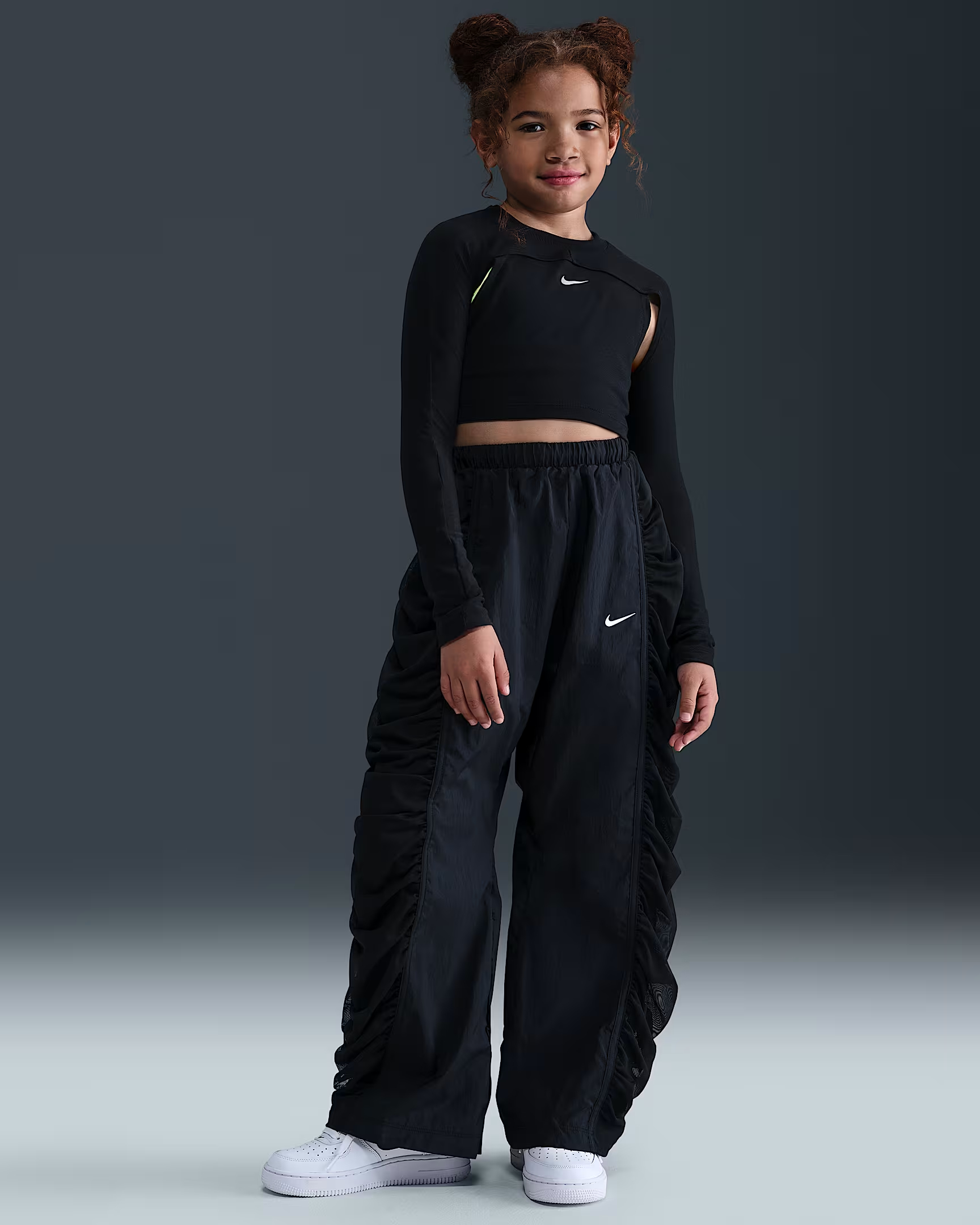 NIKE G NSW WVN PNT DANCE TEEN PANTS (HQ9460-010)