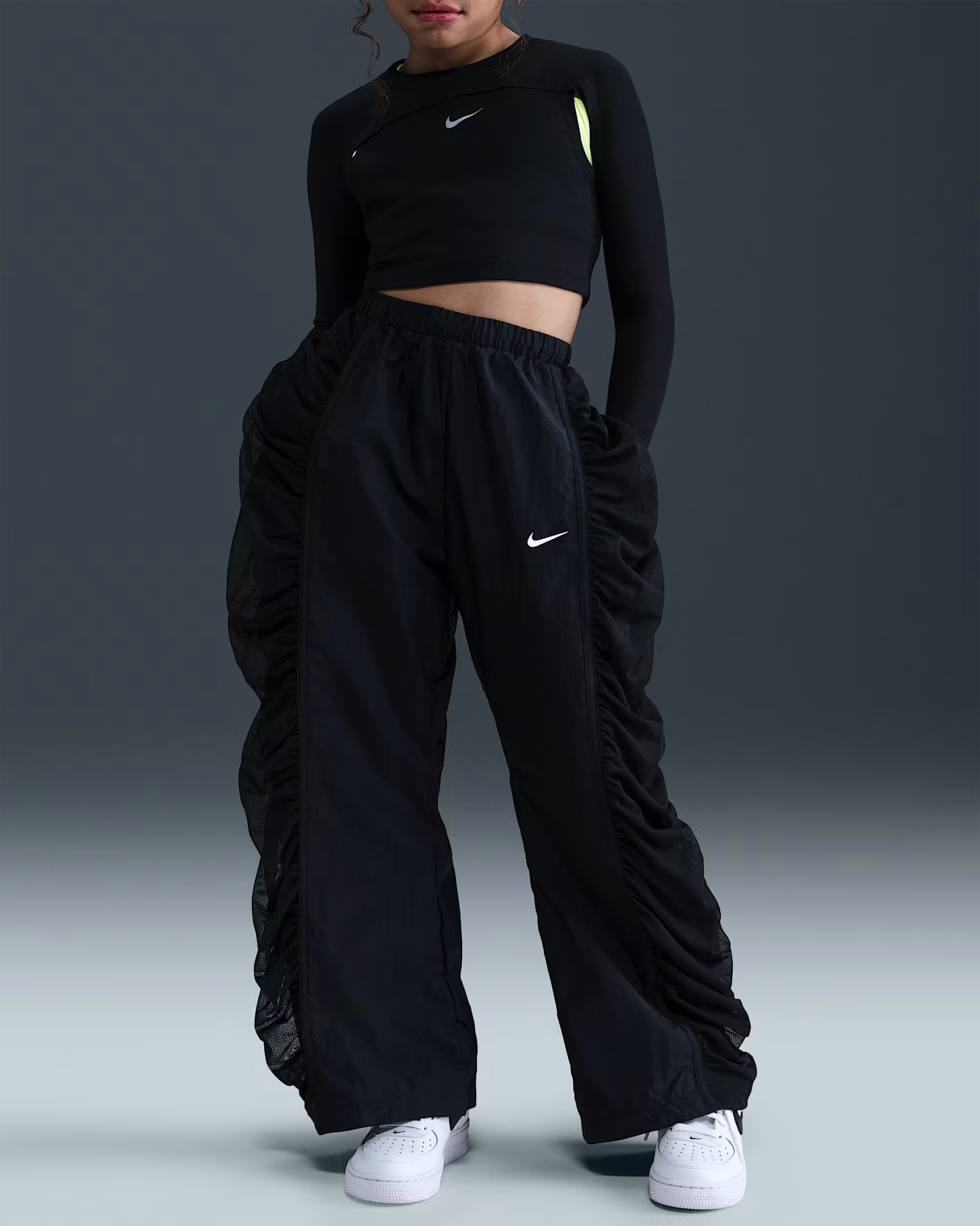 NIKE G NSW WVN PNT DANCE TEEN PANTS (HQ9460-010)