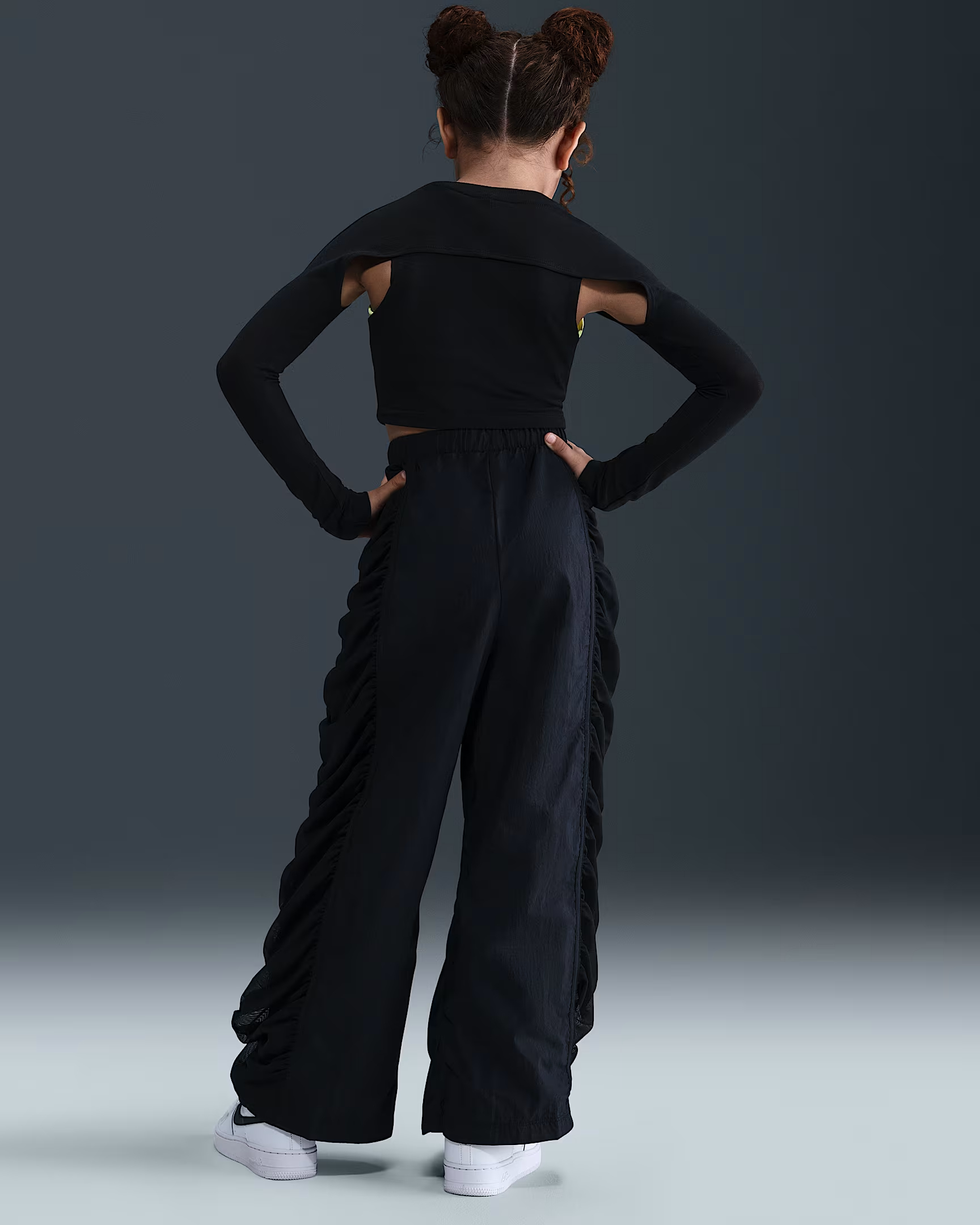 NIKE G NSW WVN PNT DANCE TEEN PANTS (HQ9460-010)