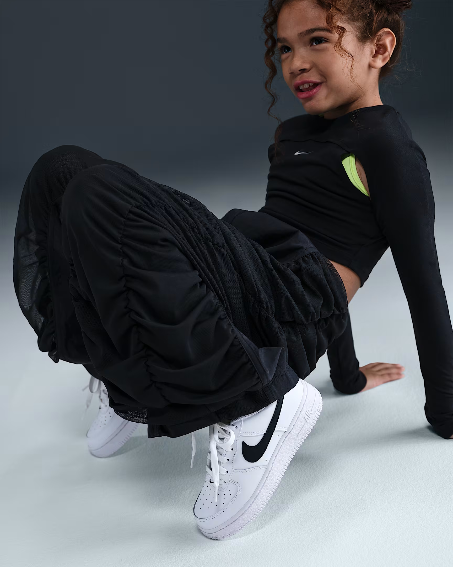 NIKE G NSW WVN PNT DANCE TEEN PANTS (HQ9460-010)