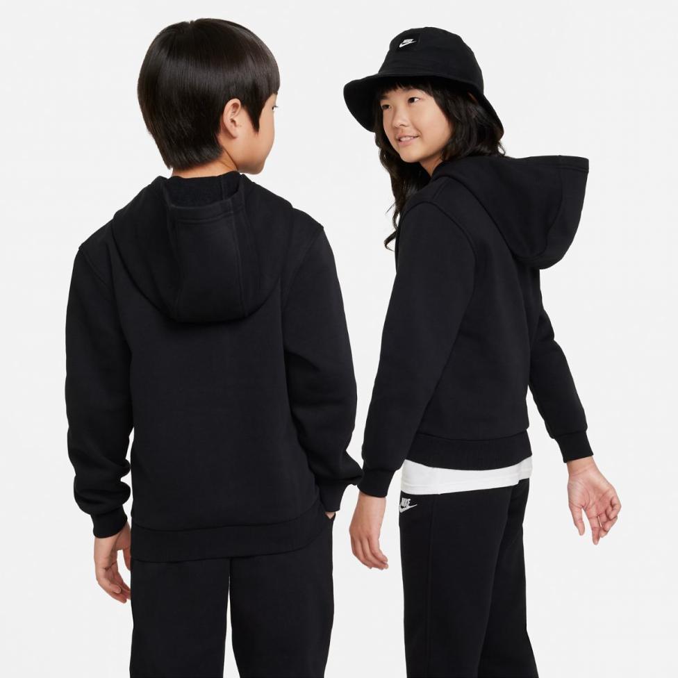 NIKE K NSW CLUB FLC HDY LBR TEEN SWEATSHIRT (FD3000-010)