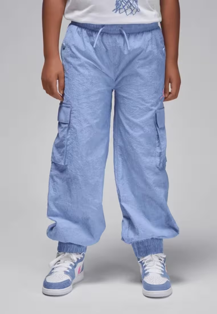 JORDAN JDG BLUE JEANS & BLING WOVEN TEEN PANTS (45F197-U8K)