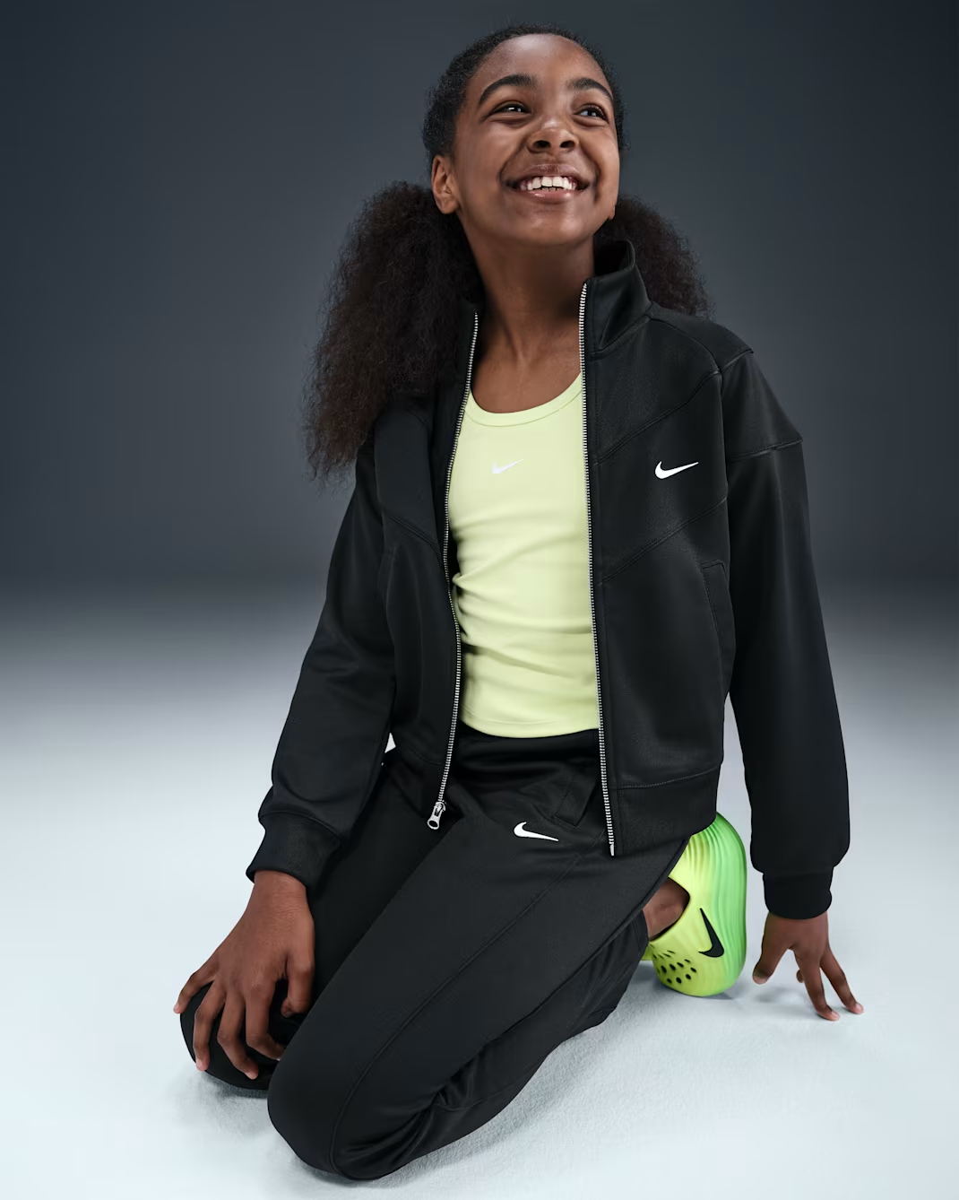 NIKE G NSW TRACK PNT POLY KNIT TEEN PANTS (HQ9458-010)
