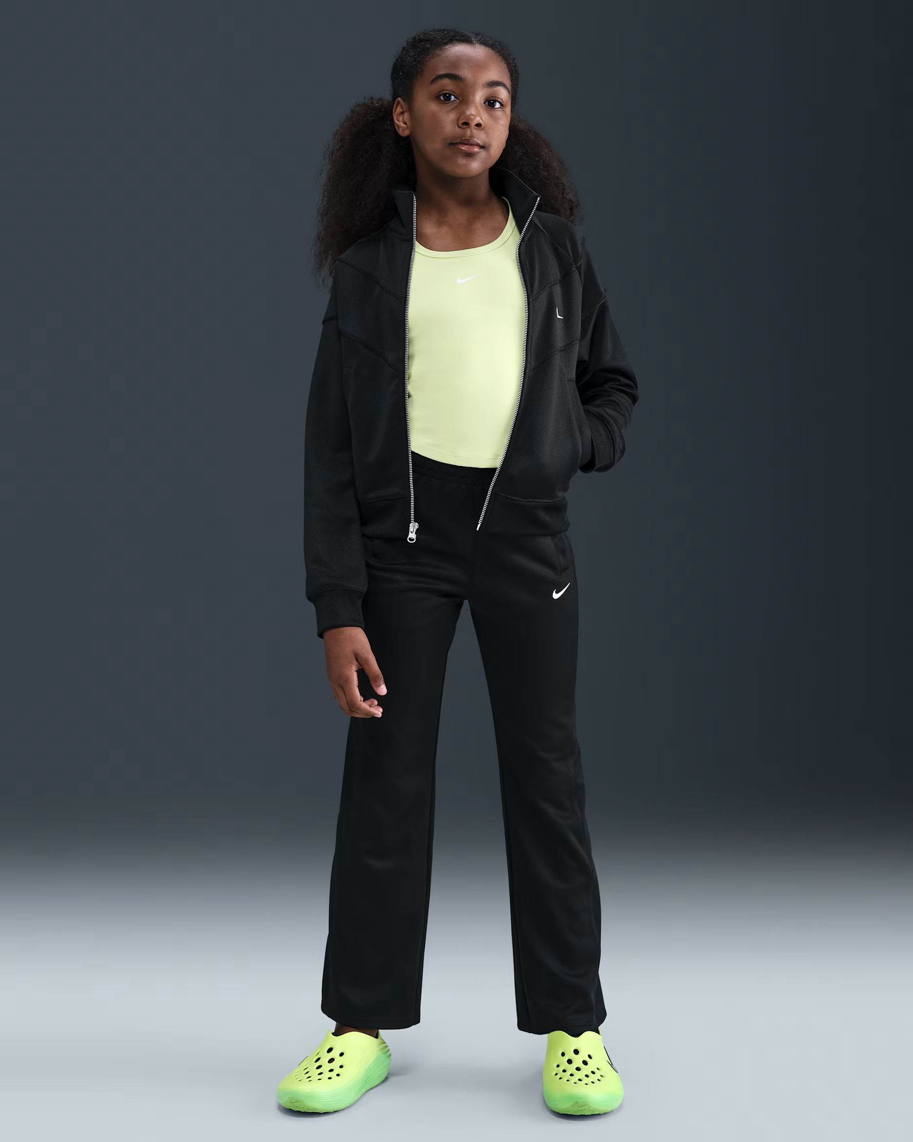 NIKE G NSW TRACK PNT POLY KNIT TEEN PANTS (HQ9458-010)