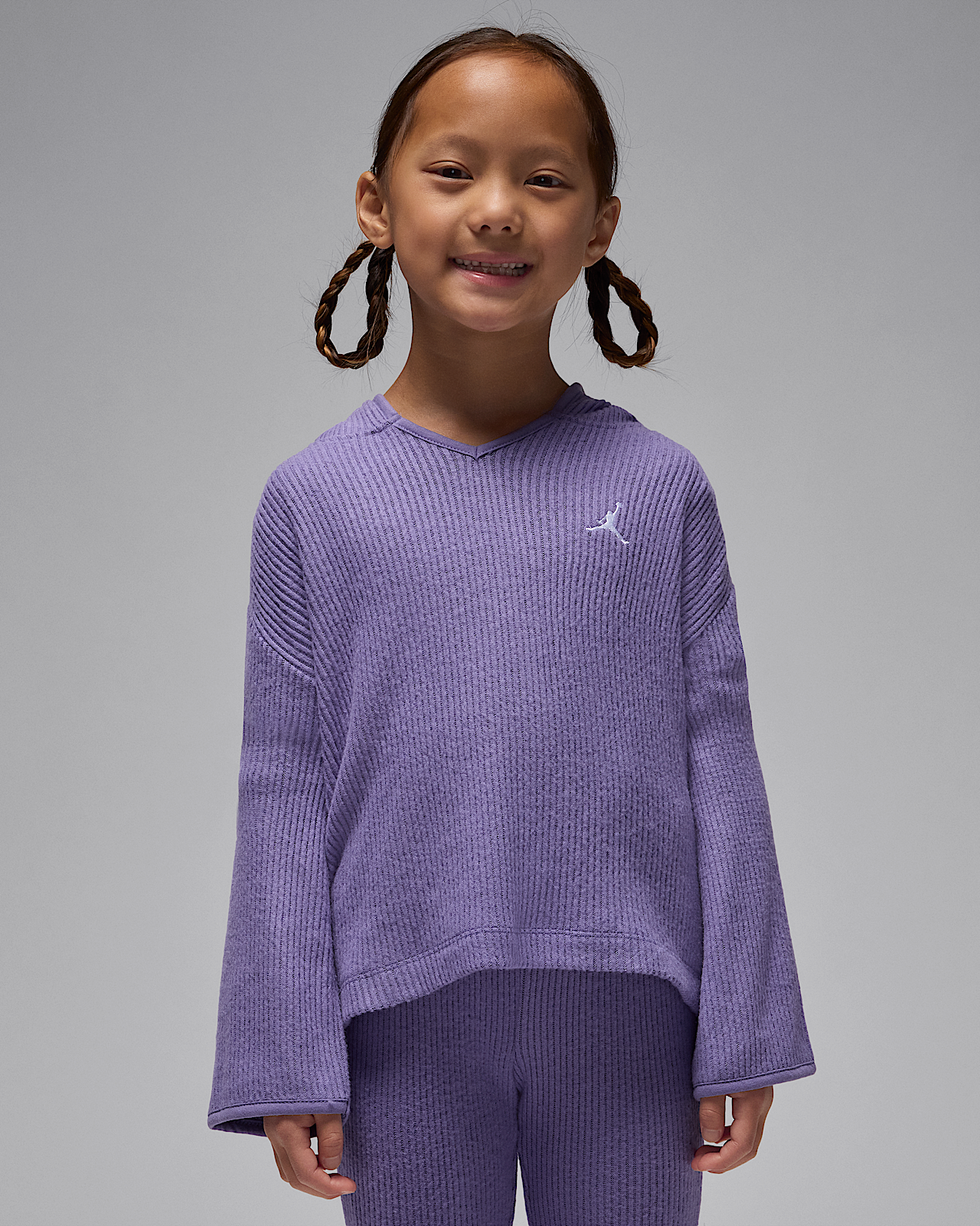 JORDAN JDG HEIR TO THE CROWN RIB PO S KIDS TRACKSUIT (35F205-PAP)