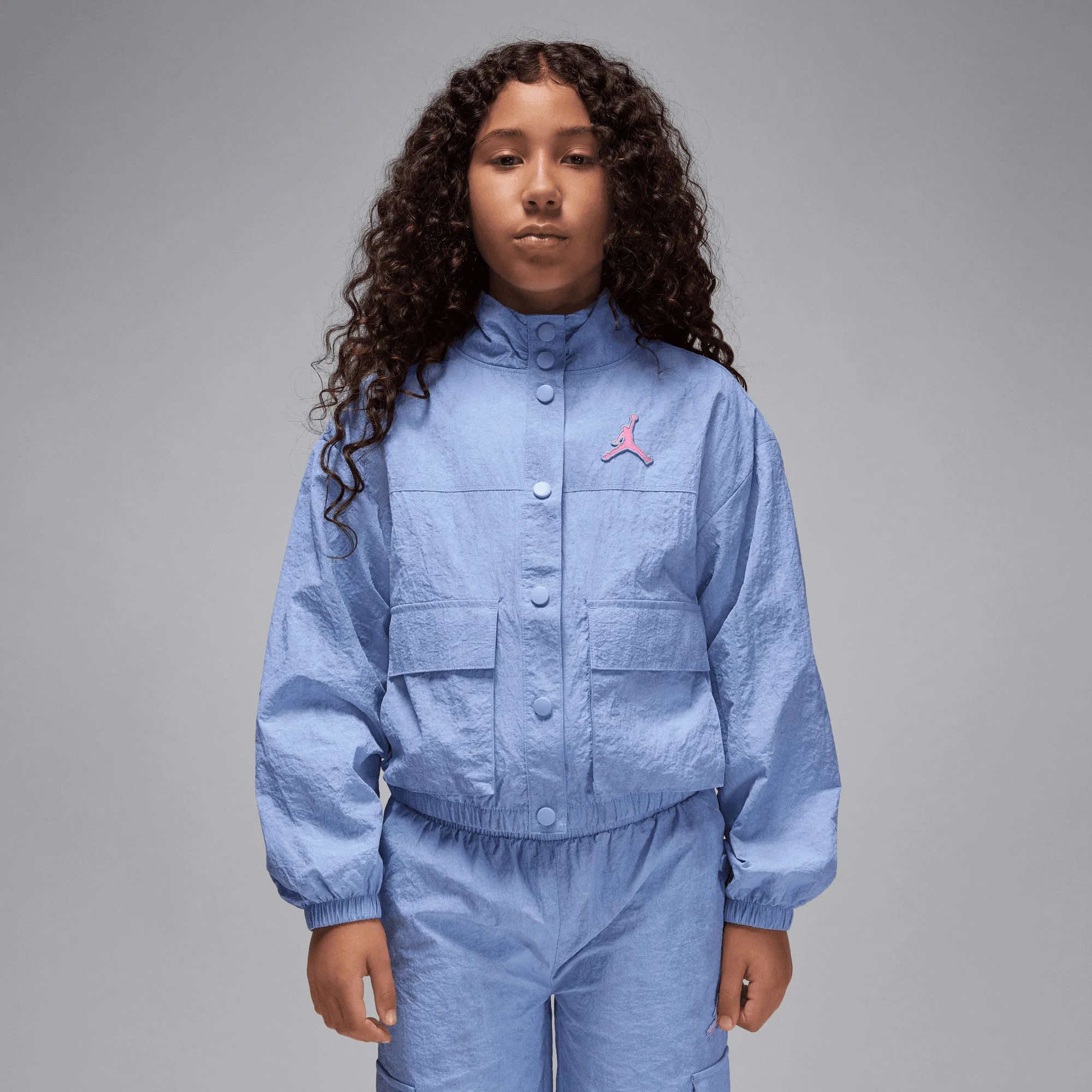 JORDAN JDG BLUE JEANS & BLING LT JACK TEEN WINDBREAKER (45F196-U8K)