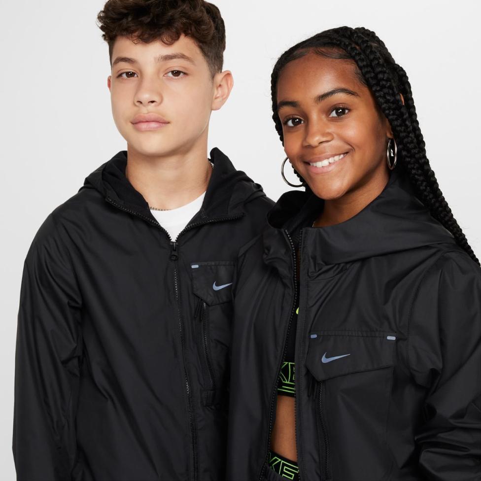 ПІДЛІТКОВА ВІТРОВКА NIKE K NSW CITY UTILITY JACKET (FZ4905-010)