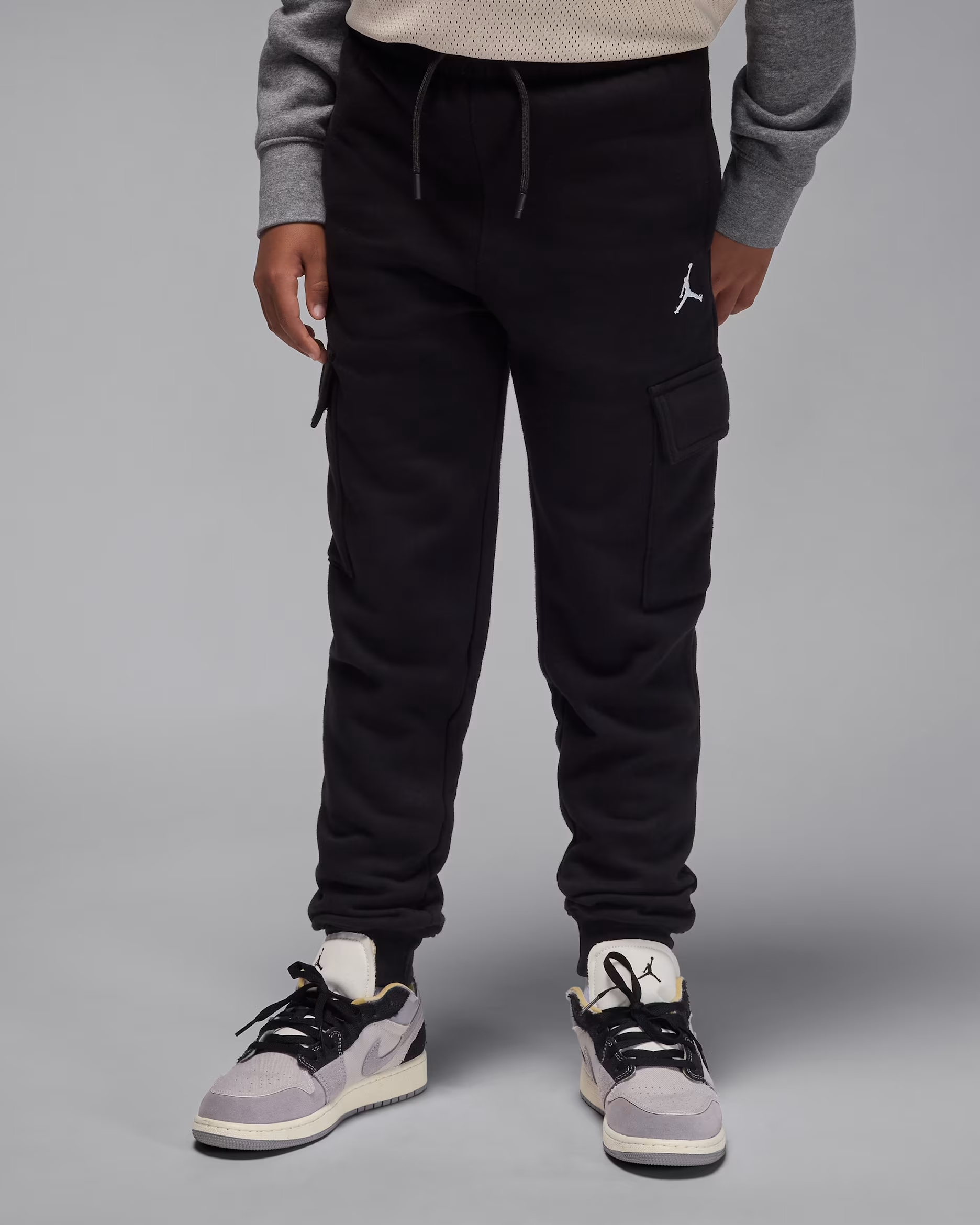 JORDAN JDB MY BROOKLYN ESS FLC CARGO TEEN PANTS (95F105-023)