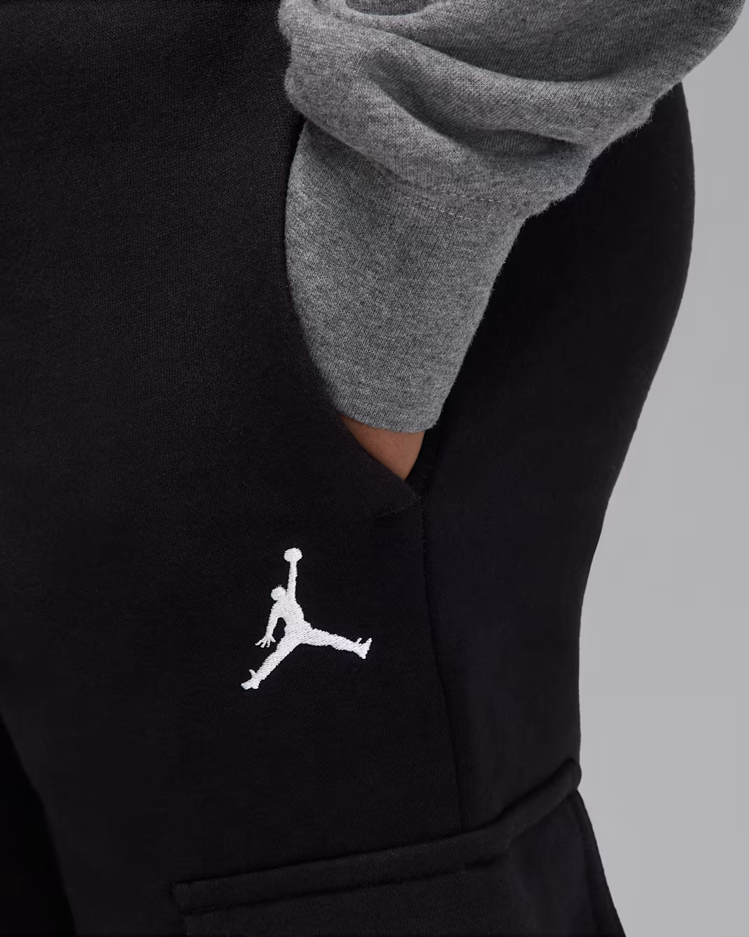 JORDAN JDB MY BROOKLYN ESS FLC CARGO TEEN PANTS (95F105-023)