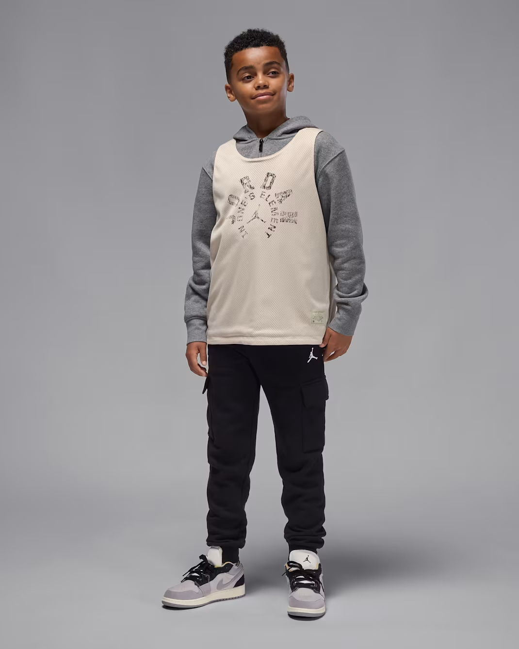 JORDAN JDB MY BROOKLYN ESS FLC CARGO TEEN PANTS (95F105-023)