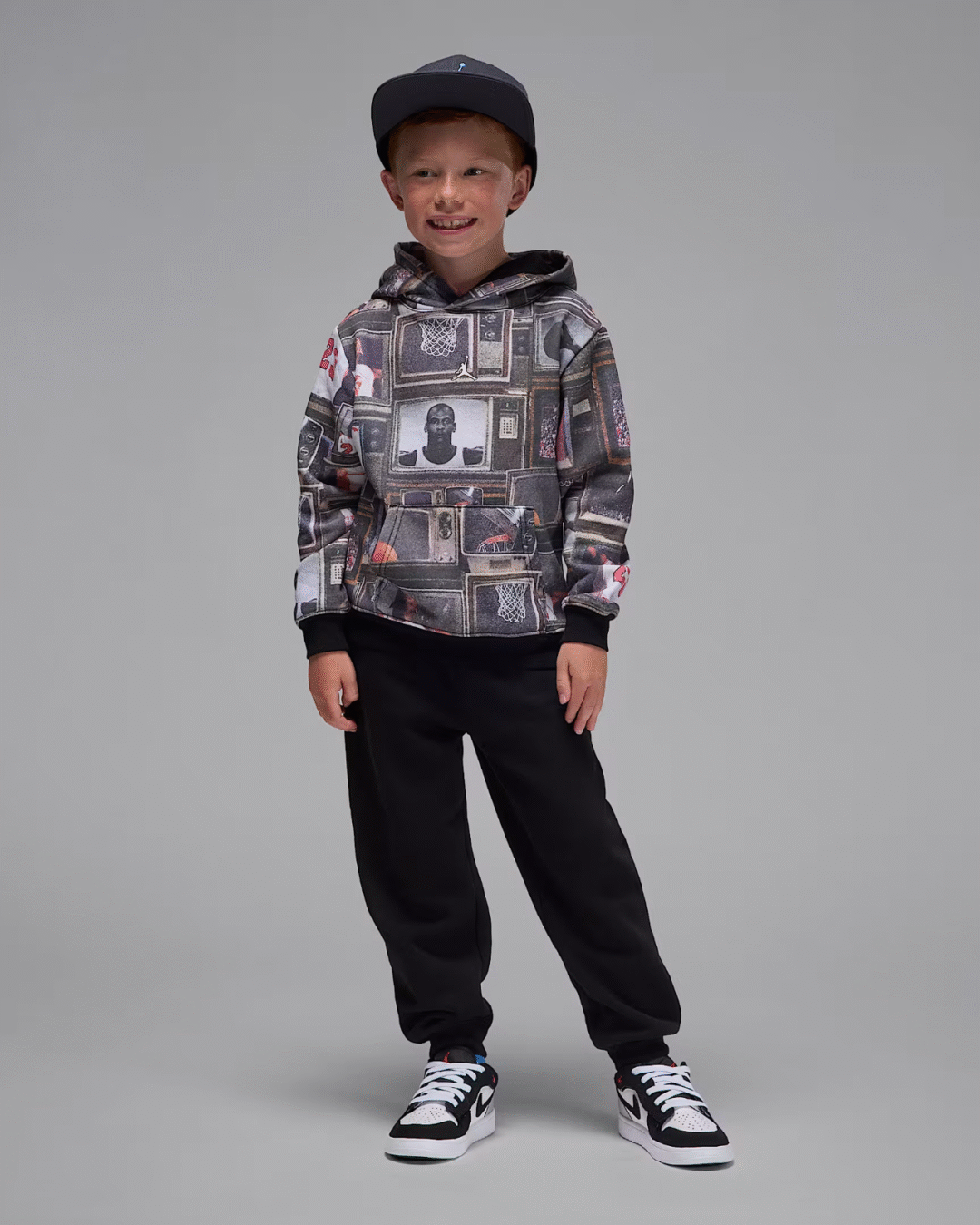JORDAN JDB MJ BROOKLYN KIDS' TRACKSUIT AOP FT SET (85F239-023)
