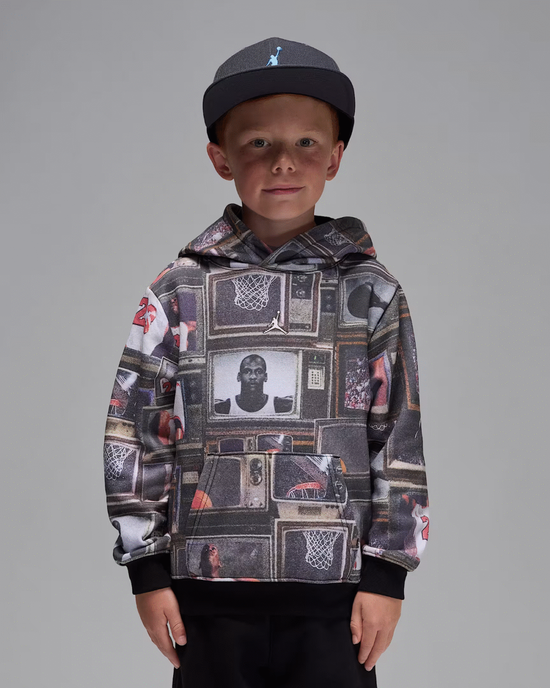 JORDAN JDB MJ BROOKLYN KIDS' TRACKSUIT AOP FT SET (85F239-023)