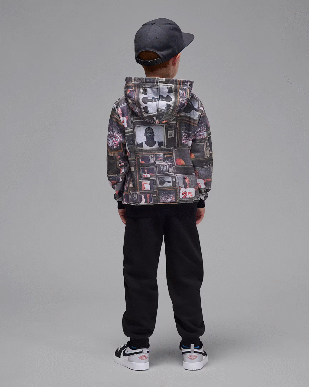 JORDAN JDB MJ BROOKLYN KIDS' TRACKSUIT AOP FT SET (85F239-023)
