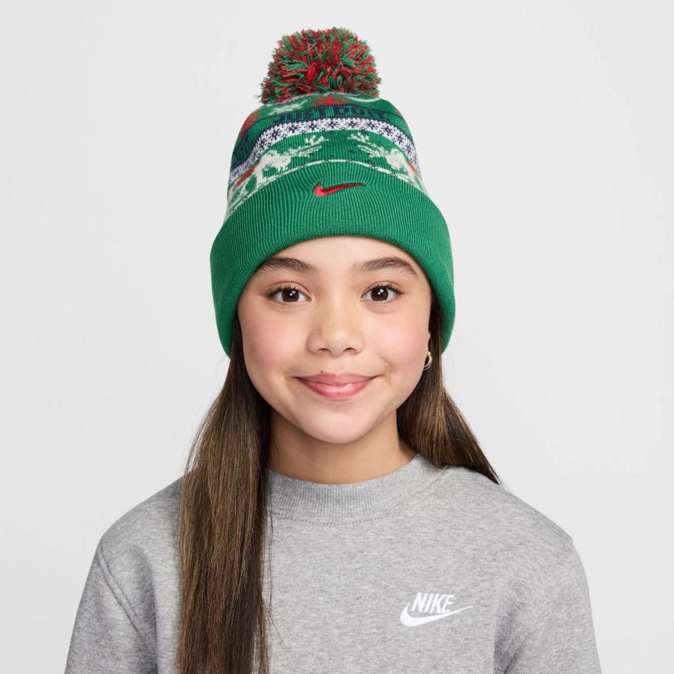 ПІДЛІТКОВА ШАПКА NIKE K NK PEAK BEANIE SC HOL25 L (HV7025-324)