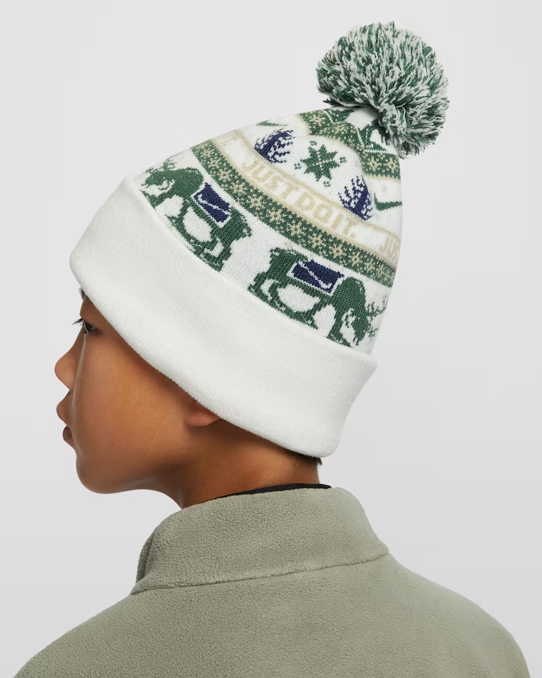 ПІДЛІТКОВА ШАПКА УНІСЕКС NIKE K NK PEAK BEANIE SC HOL25 L (HV7025-133)