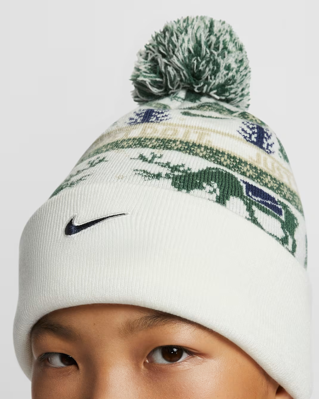 ПОДРОСТКОВАЯ ШАПКА УНИСЕКС NIKE K NK PEAK BEANIE SC HOL25 L (HV7025-133)