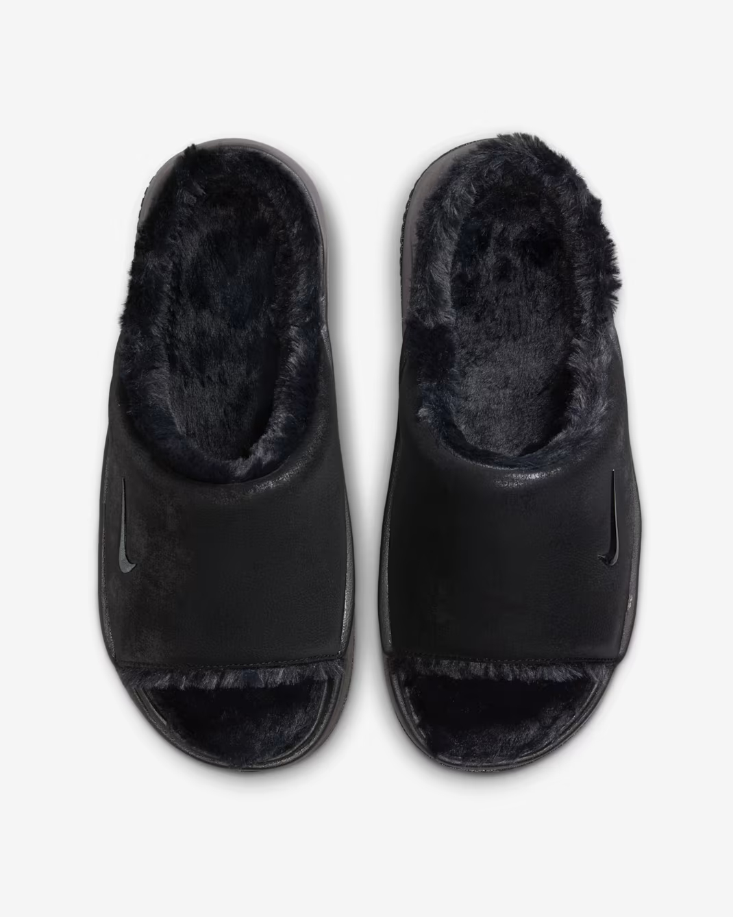 ЖІНОЧІ ШЛЬОПАНЦІ NIKE CALM ELEVATION FUR (HV8560-001)