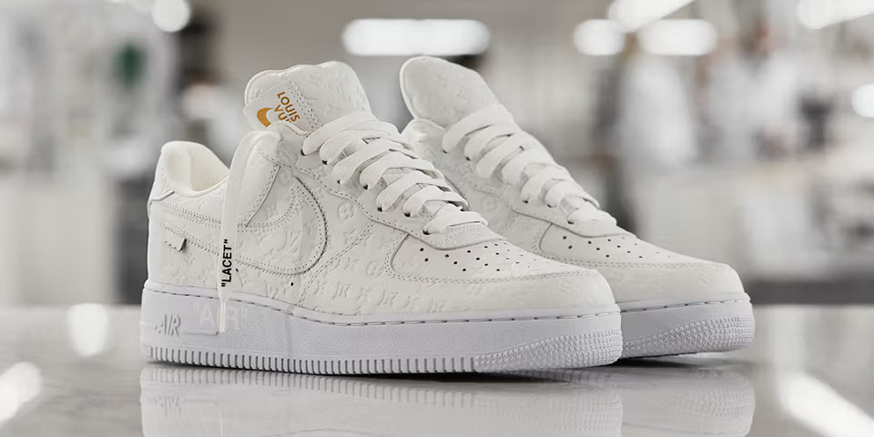 История легендарных кроссовок Louis Vuitton Nike Air Force 1