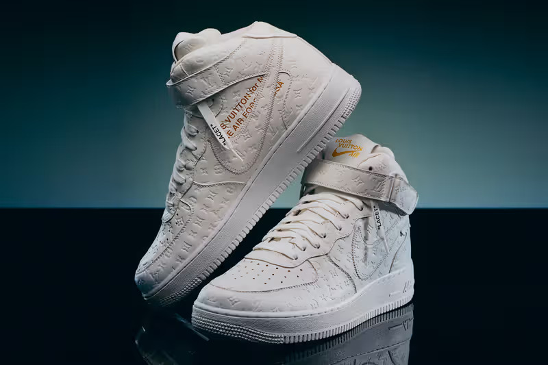История легендарных кроссовок Louis Vuitton Nike Air Force 1