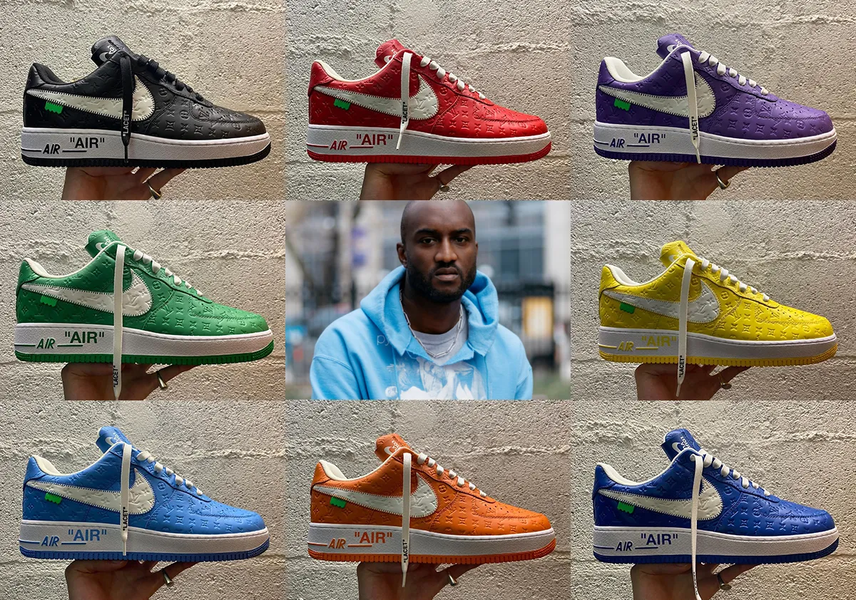 История легендарных кроссовок Louis Vuitton Nike Air Force 1